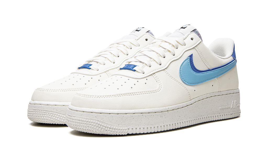 Nike Air Force 1 Double Swoosh White Médium Blue