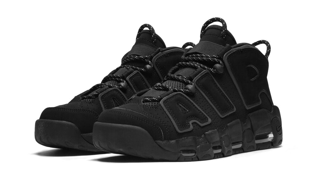 Nike Air More Uptempo Black Reflective